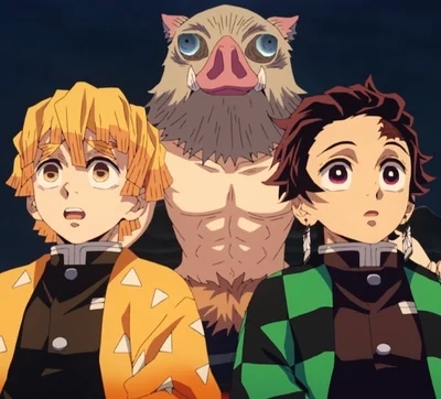 Трио Клинка, рассекающего демонов - Аниме-компаньон ИИ